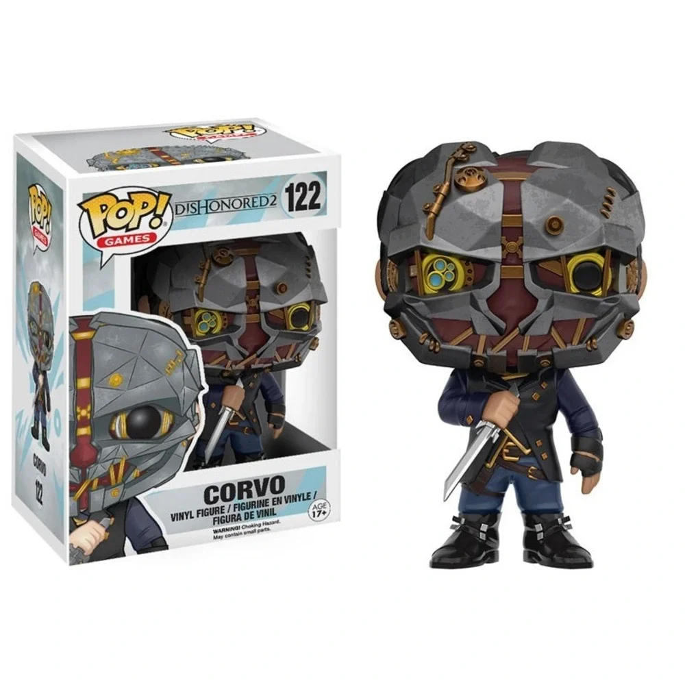 Funko Pop Corvo #122 Dishonored Video Game Vinyl Figure Bethesda Collectible